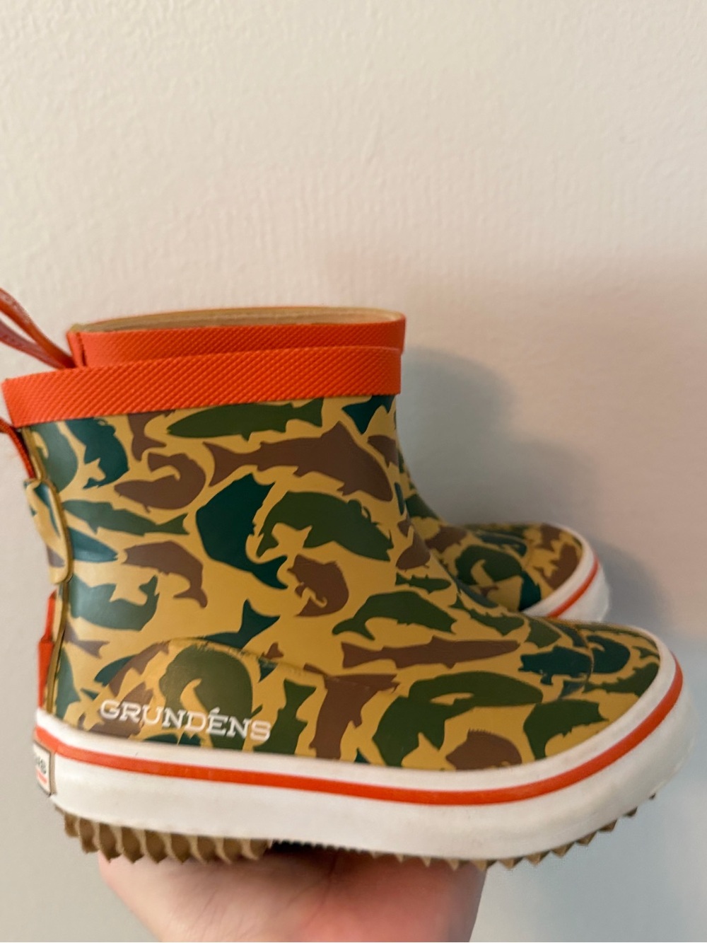 Grundens Camo Fish Rain Boots